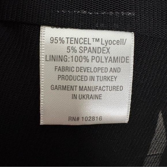 Garnet Hill Women’s 3/4 Sleeve Tencel Stretch Jersey Maxi Tie Dress Size Medium - Picture 7 of 10